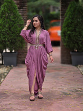 One piece drape - pink